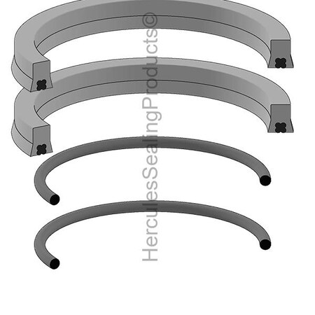 Atlas - After Market Parts Hydraulic Cylinder Repair Kit- 3-1/4 Piston Kit HPK35-000